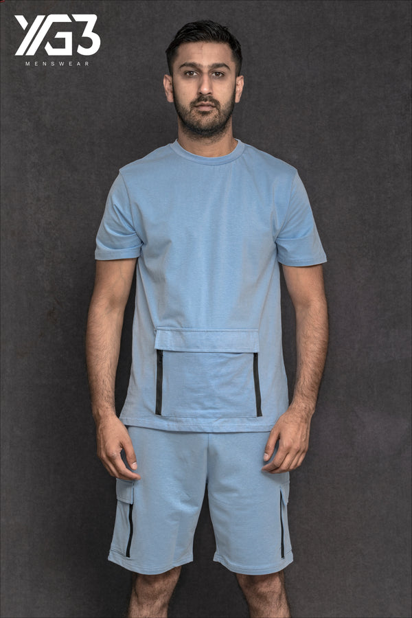 mens shortset boycott mercy sky blue