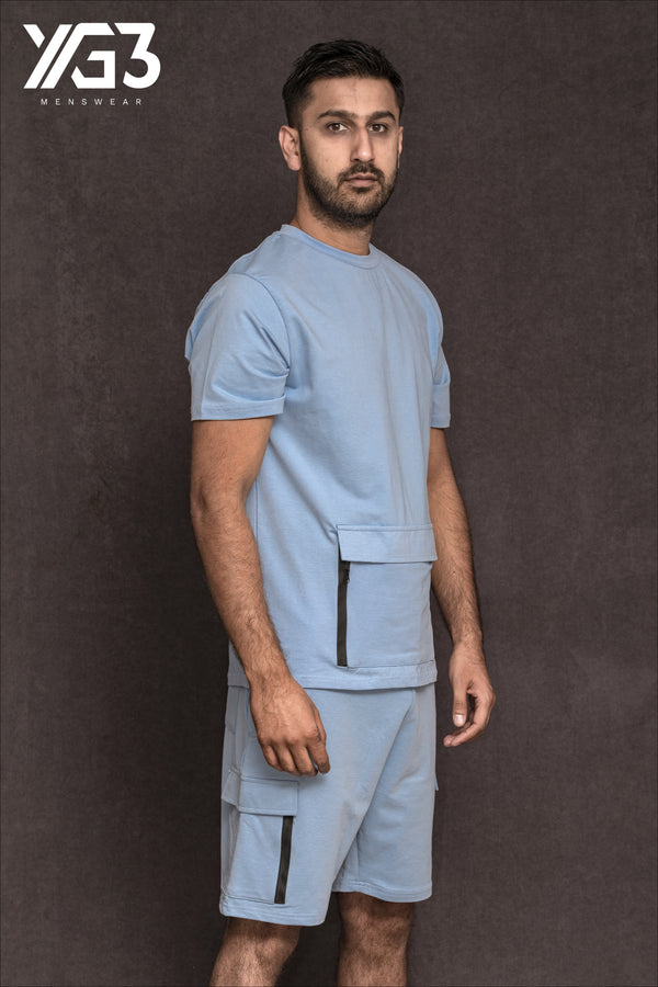 mens shortset boycott mercy sky blue