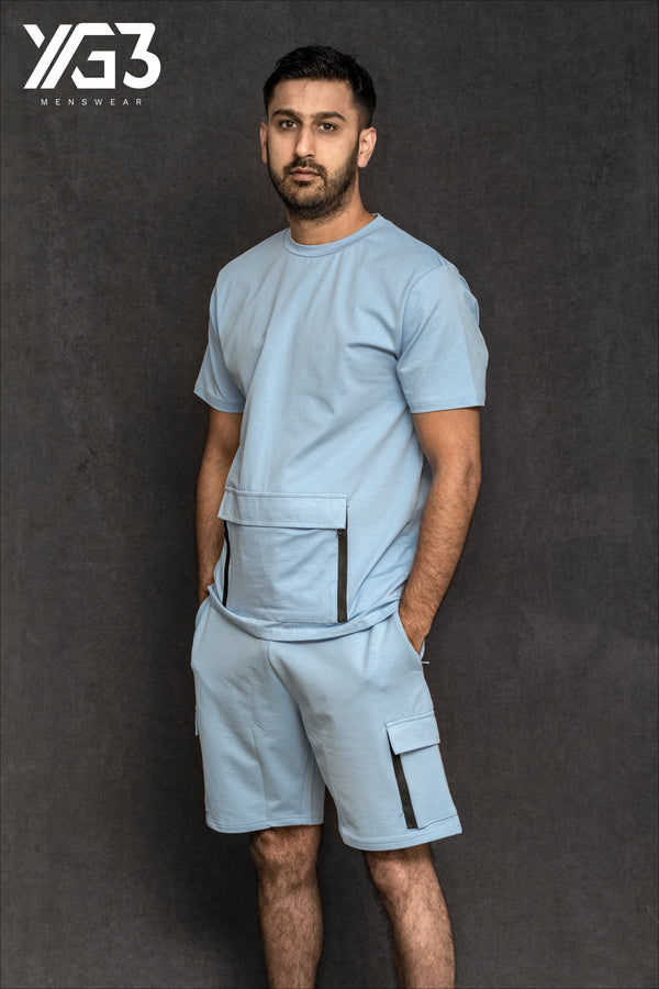 mens shortset boycott mercy sky blue