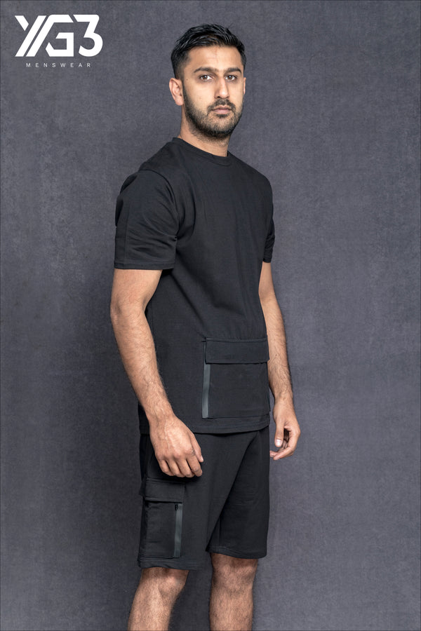 Mens shortset boycott mercy black