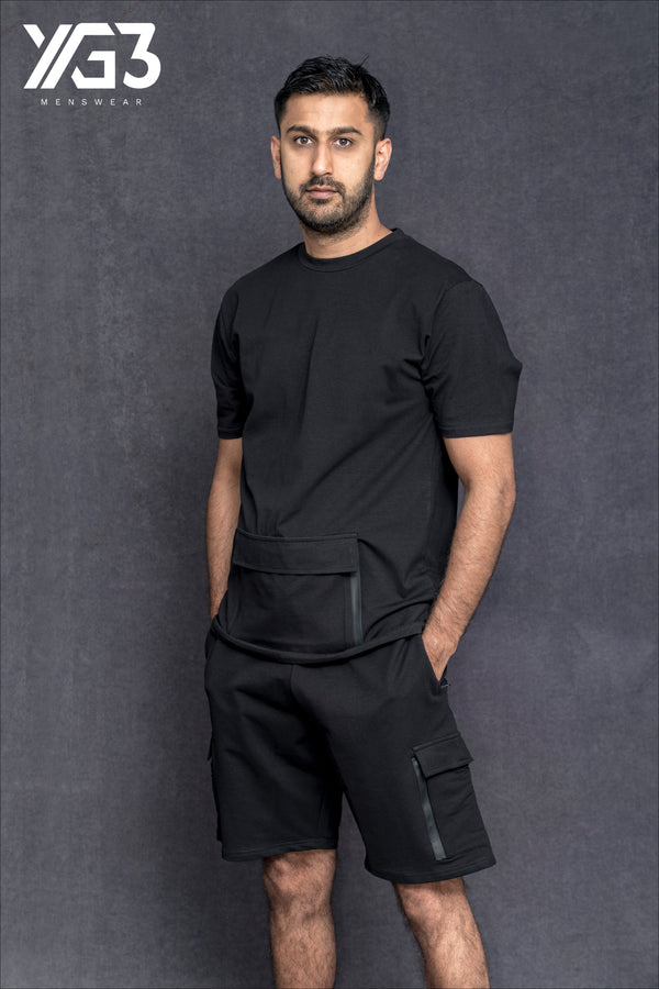 Mens shortset boycott mercy black