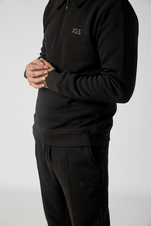Mens/boys half zipper collar tracksuit (yg3)