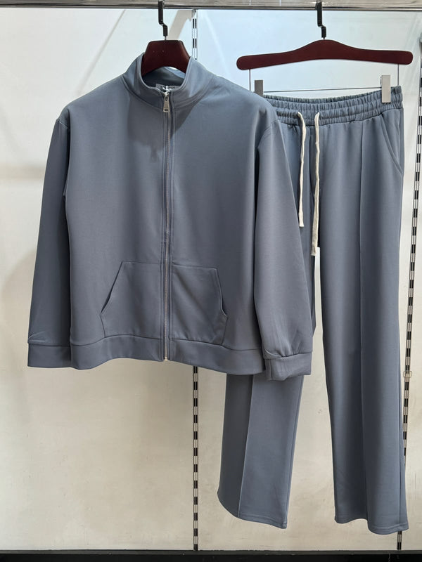 FORBEST Premium Full Zip Tracksuit – Sky Blue