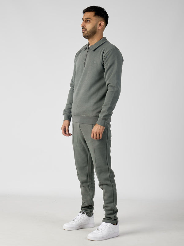 Mens/boys half zipper collar tracksuit (yg3)
