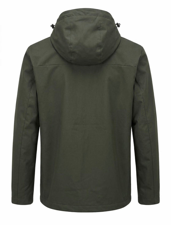 Brave Soul Catani Khaki Hooded Jacket (CATANIAKH)
