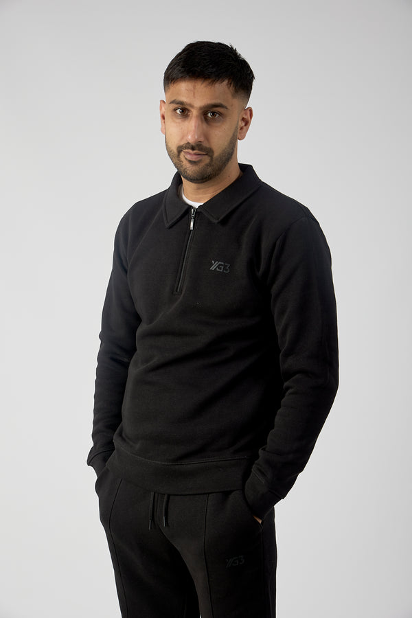 Mens/boys half zipper collar tracksuit (yg3)