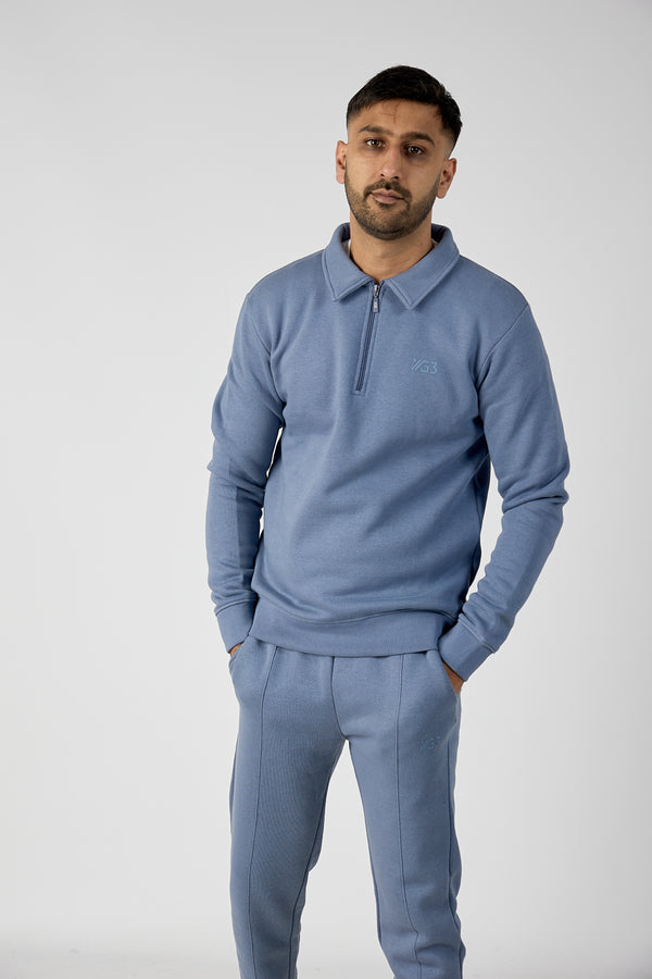 Mens/boys half zipper collar tracksuit (yg3)
