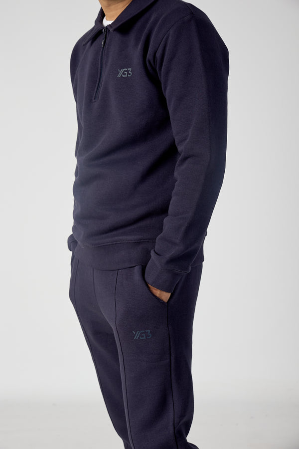 Mens/boys half zipper collar tracksuit (yg3)