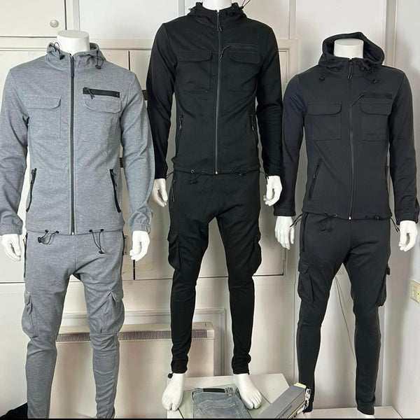 Slim fit mens online tracksuit