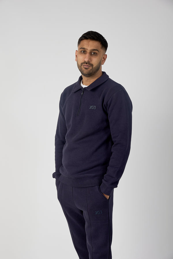 Mens/boys half zipper collar tracksuit (yg3)