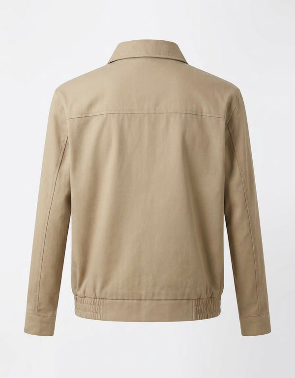 Brave Soul Angelo Stone Zip Jacket (MJK-ANGELOSTONE)