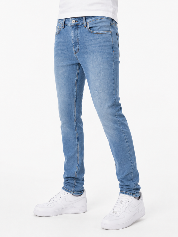 Men’s Light Blue Slim Fit Jeans (817)