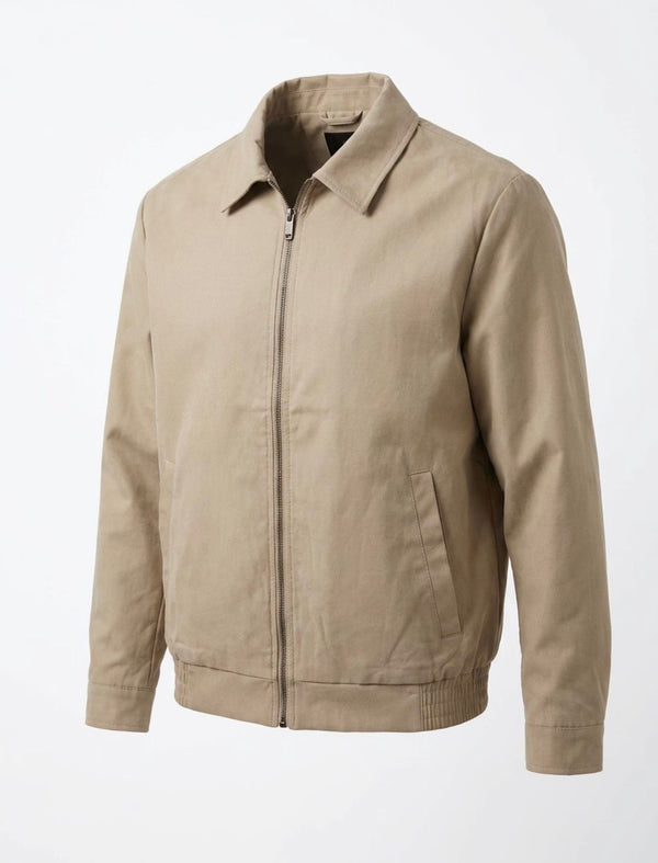 Brave Soul Angelo Stone Zip Jacket (MJK-ANGELOSTONE)
