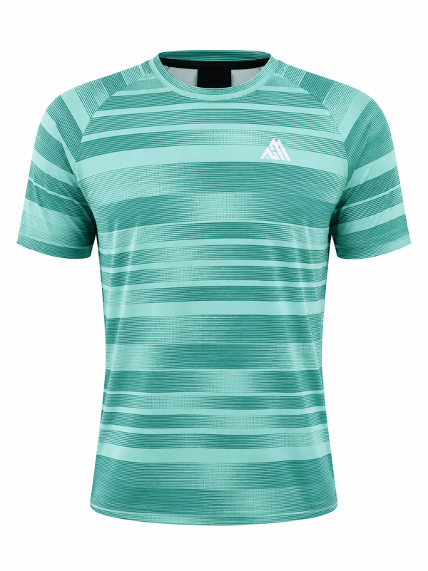 MountPeak Performance Stripe T-Shirt – Mint Green