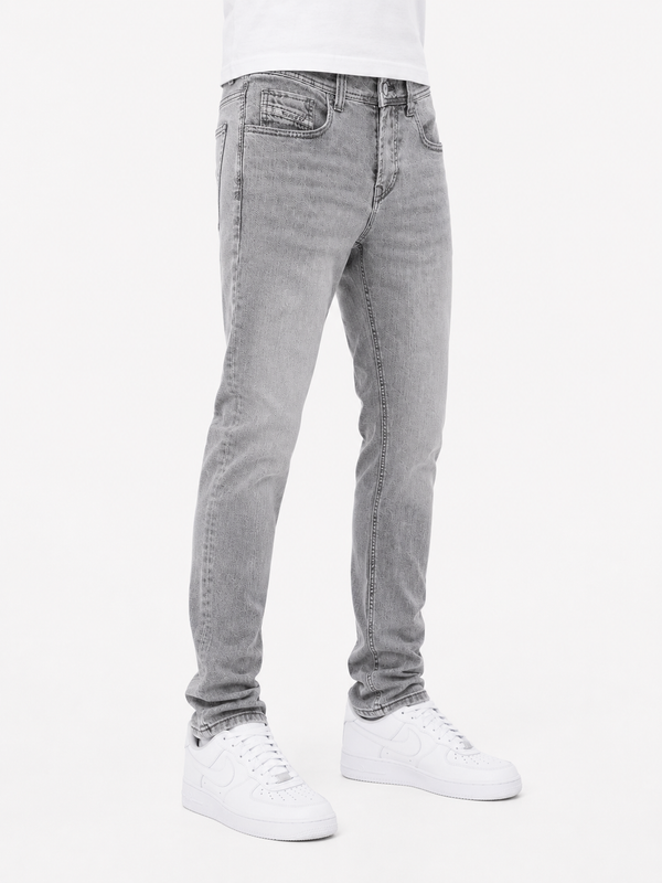Men’s Slim Fit Grey Wash Jeans (11426)