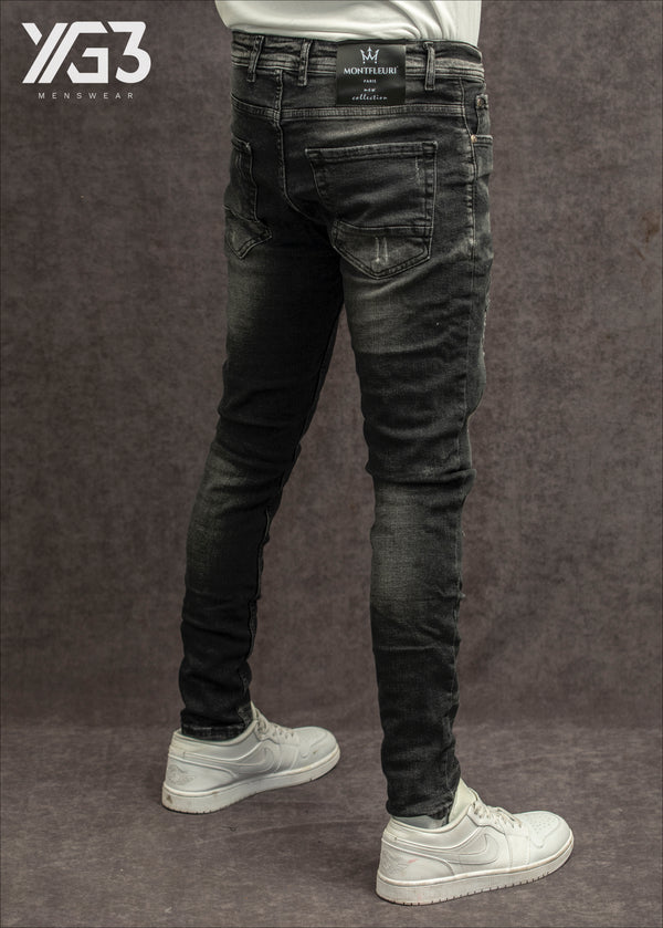 Mens slim fit stretch jeans (585)