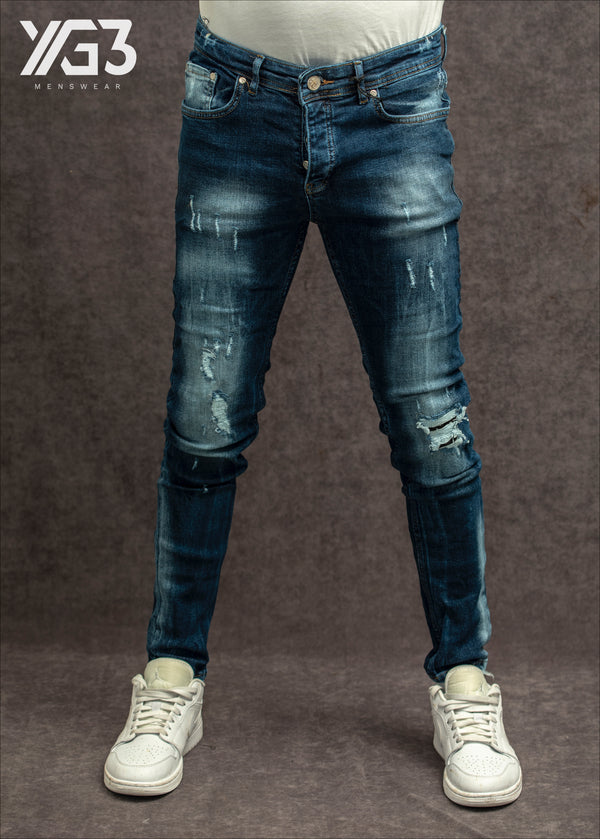 Mens slim fit stretch jeans (635)