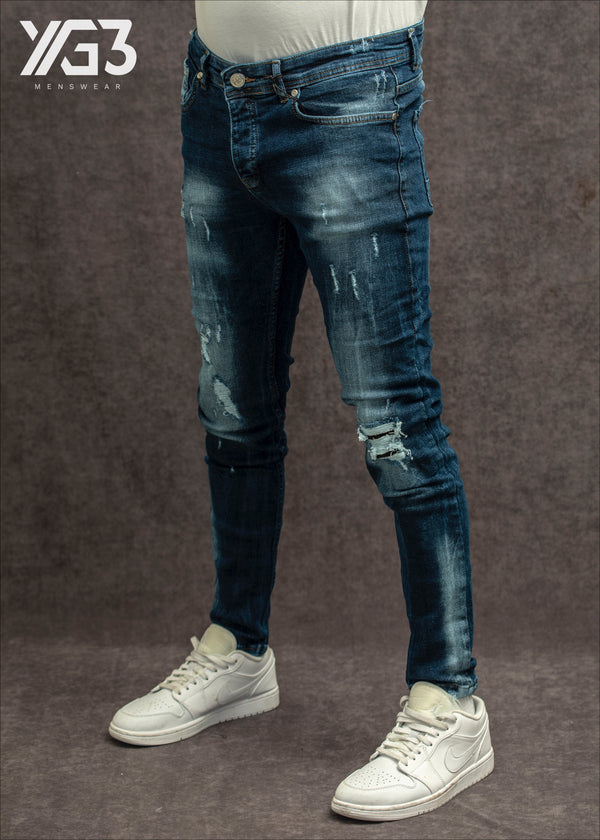 Mens slim fit stretch jeans (635)