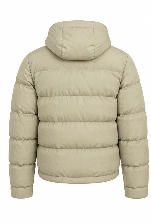 Beige Puffer Jacket (9905)