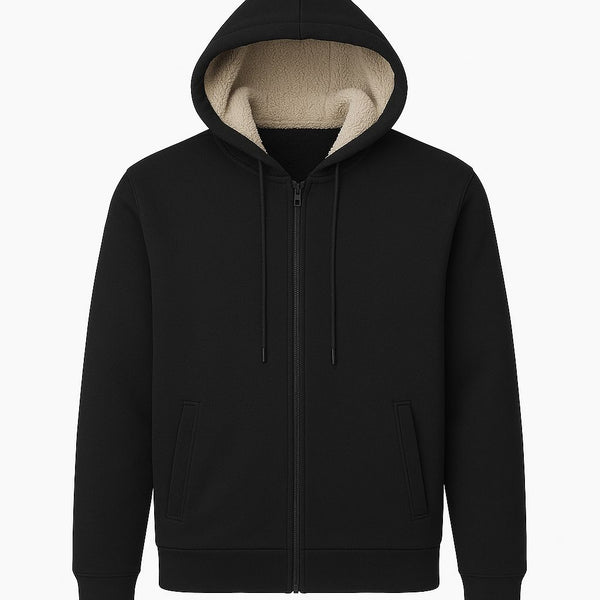 Men’s/boys slim fit zipped fleece hoodie
