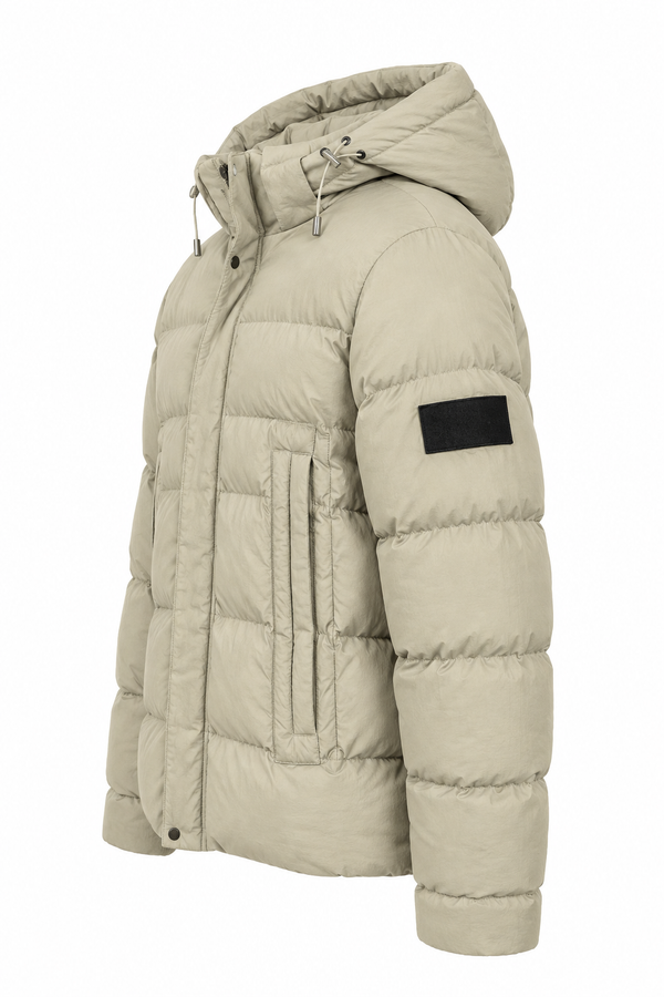 Beige Puffer Jacket (9905)