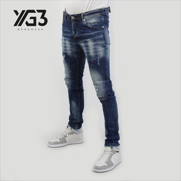 Mens slim fit stretch jeans (027). (D)