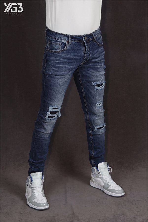 Mens jeans slim fit stretch DK8780 (F)