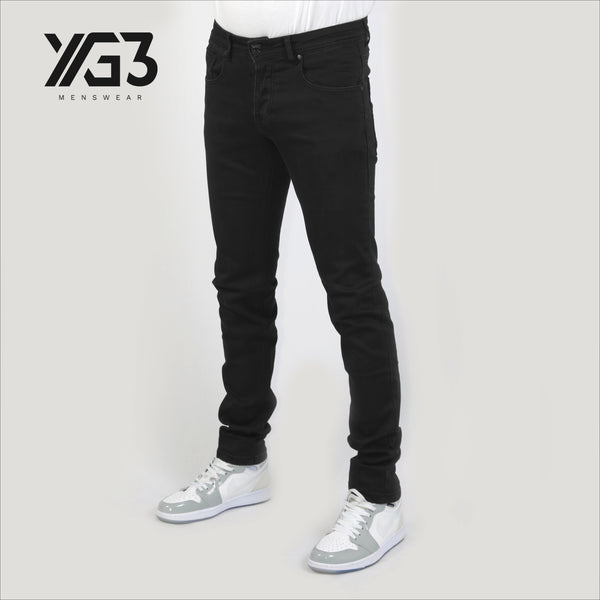 MENS JEANS SLIM FIT STRETCH BLACK 3180 (A)