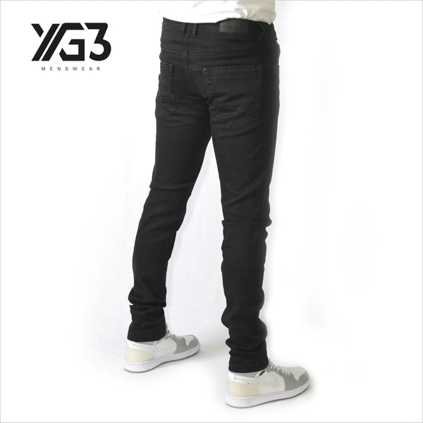 MENS JEANS SLIM FIT STRETCH BLACK 3180 (A)