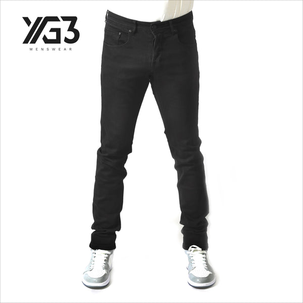 MENS JEANS SLIM FIT STRETCH BLACK 3180 (A)